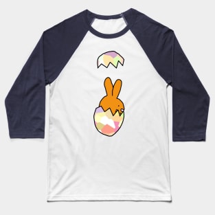 Cute Bunny popping out of Funny Easter Egg Baseball T-Shirt